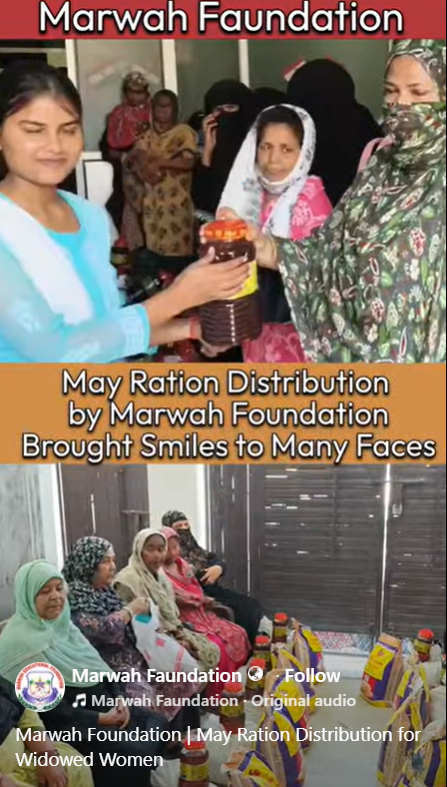 Supporting Widowed Women Through Monthly Ration Assistance